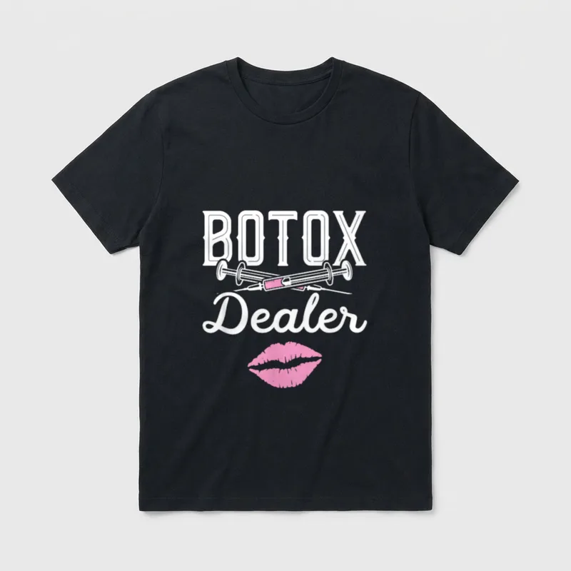 Plastic Surgery Cosmetic Nurse Lips Injector T-Shirt – Classic T-Shirt in Black