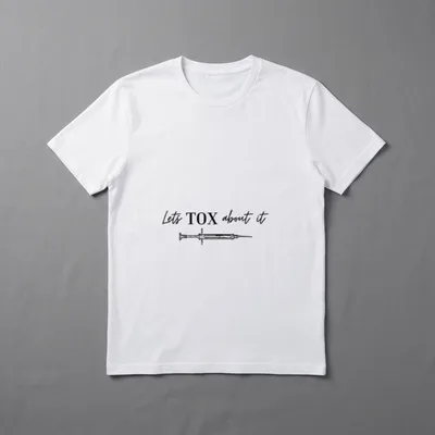 About It Humor Botox Funny Aesthetic T-Shirt – Classic T-Shirt in Black