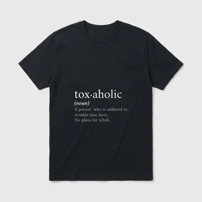 Aesthetic Nurse Botox Cosmetic RN Toxaholic T-Shirt – Classic T-Shirt in Black