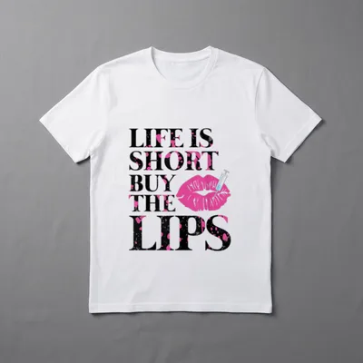 Buy the Lips Lip Filler Nurse T-Shirt – Classic T-Shirt in Black