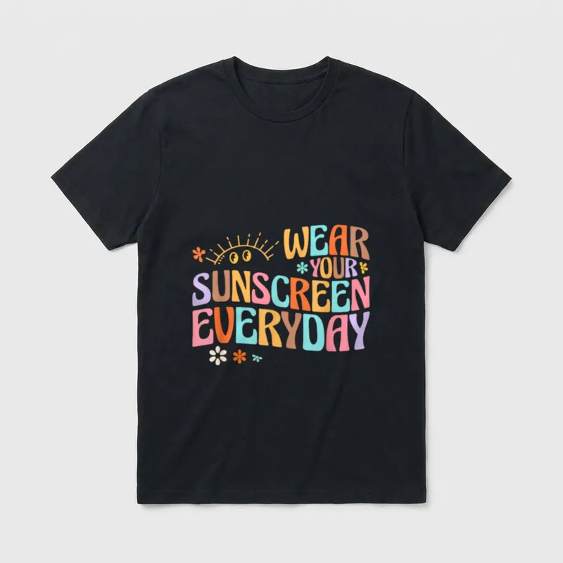 Dermatologist Dermatology Nurse Wear Your Sun T-Shirt – Classic T-Shirt in Black