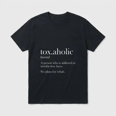 Toxaholic Definition Aesthetic Nurse Injector T-Shirt – Classic T-Shirt in Black