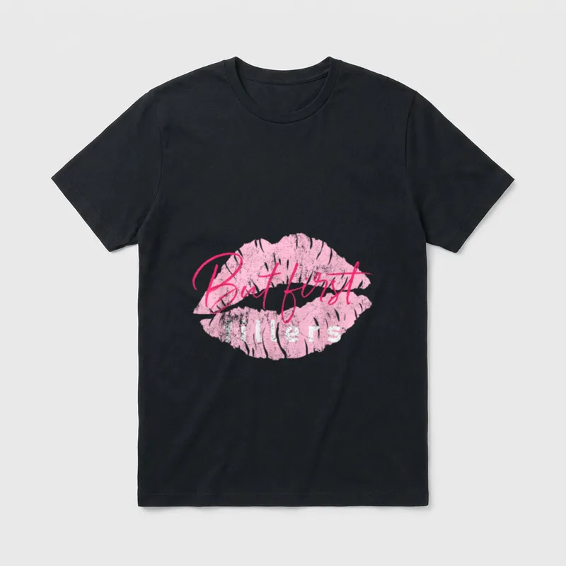 First Fillers Vintage Lip Injections Nurse T-Shirt – Classic T-Shirt in Black