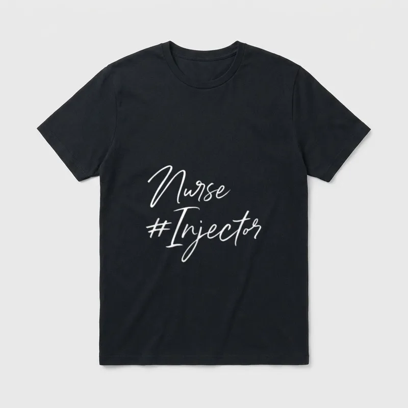 Nurse Injector Lip Filler Injections Med T-Shirt – Classic T-Shirt in Black