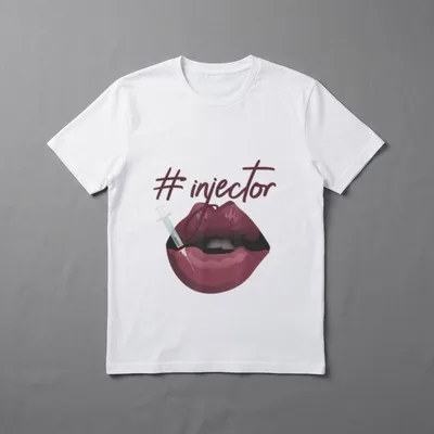 Aesthetic Nurse Injector Dermal Lip Filler T-Shirt – Classic T-Shirt in Black