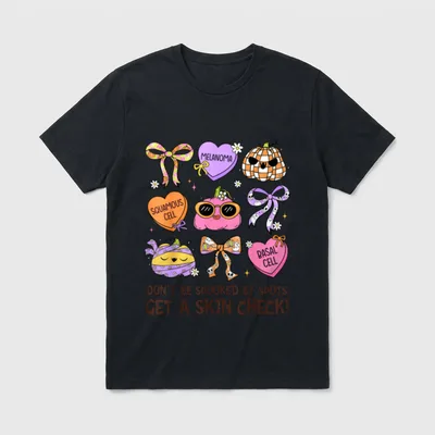 Skin Check Dermatologist Dermatology Nurse Halloween T-Shirt – Classic T-Shirt in Black