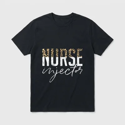 Vintage Nurse Injector Aesthetic T-Shirt – Classic T-Shirt in Black