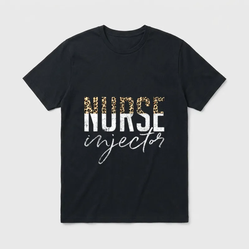Vintage Nurse Injector Aesthetic T-Shirt – Classic T-Shirt in Black