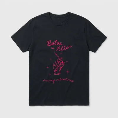 Botox Filler Valentines Aesthetic Nurse Injector T-Shirt – Classic T-Shirt in Black