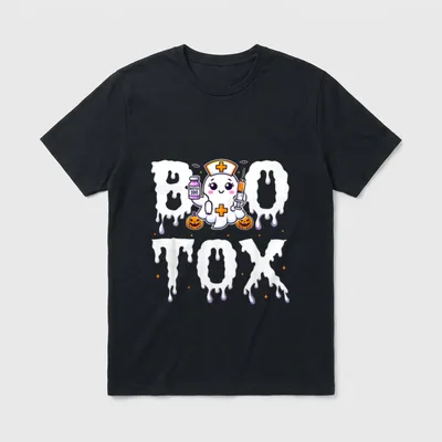 BOO-Tox Nurse Injector Halloween Filler Botox T-Shirt – Classic T-Shirt in Black