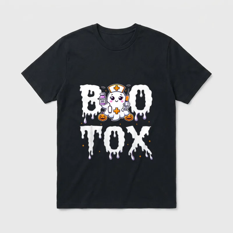 BOO-Tox Nurse Injector Halloween Filler Botox T-Shirt – Classic T-Shirt in Black