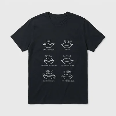 Lip Filler Days Aesthetic Nurse Injector T-Shirt – Classic T-Shirt in Black