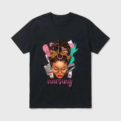 Black History Month Nurse Shirt – Classic T-Shirt in Black