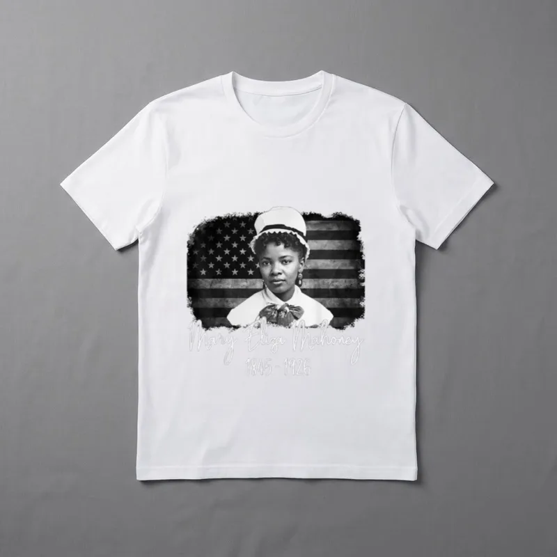 1st African American Nurse Black History T-Shirt – Classic T-Shirt in Black
