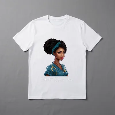 Educated Black Nurse History Month T-Shirt – Classic T-Shirt in Black