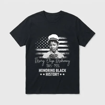 1st African American Nurse Black Mary T-Shirt – Classic T-Shirt in Black