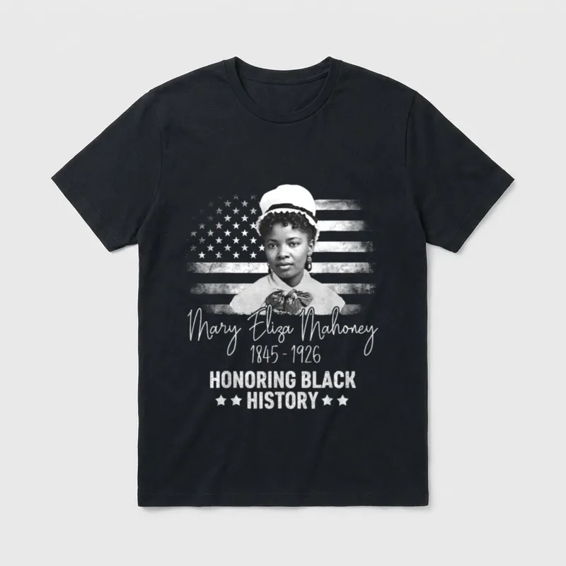 1st African American Nurse Black Mary T-Shirt – Classic T-Shirt in Black