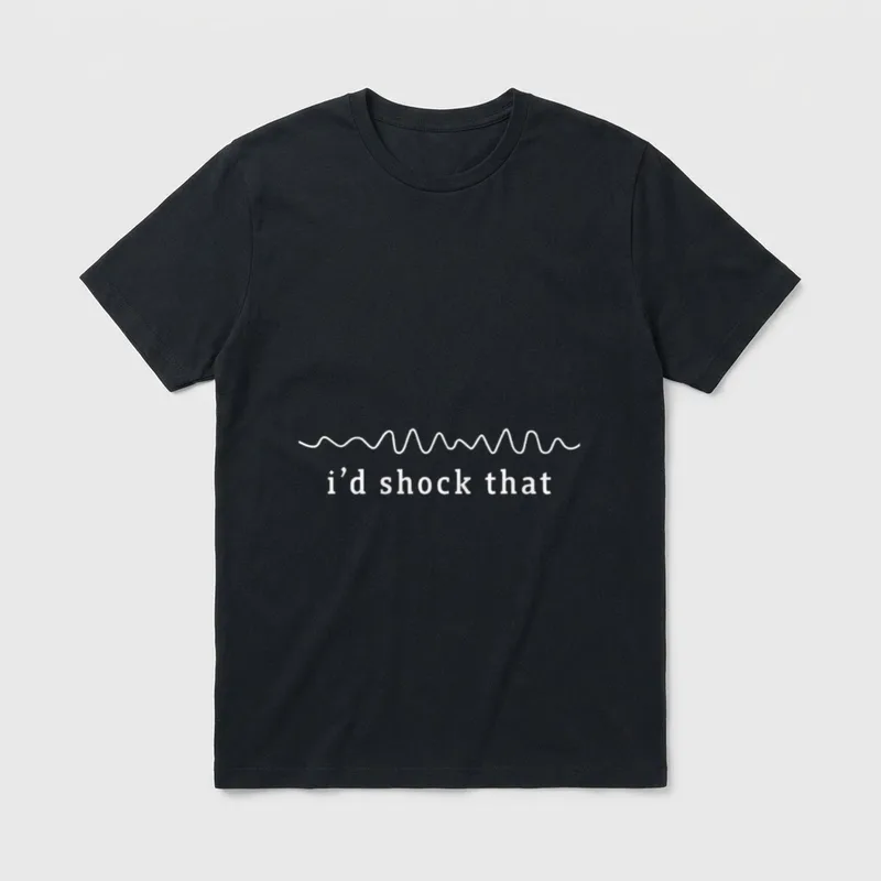I'd Shock That Vfib Arrhythmia Nurse T-Shirt – Classic T-Shirt in Black