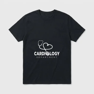Cardiologist Cardiovascular Technologist Nurse T-Shirt – Classic T-Shirt in Black