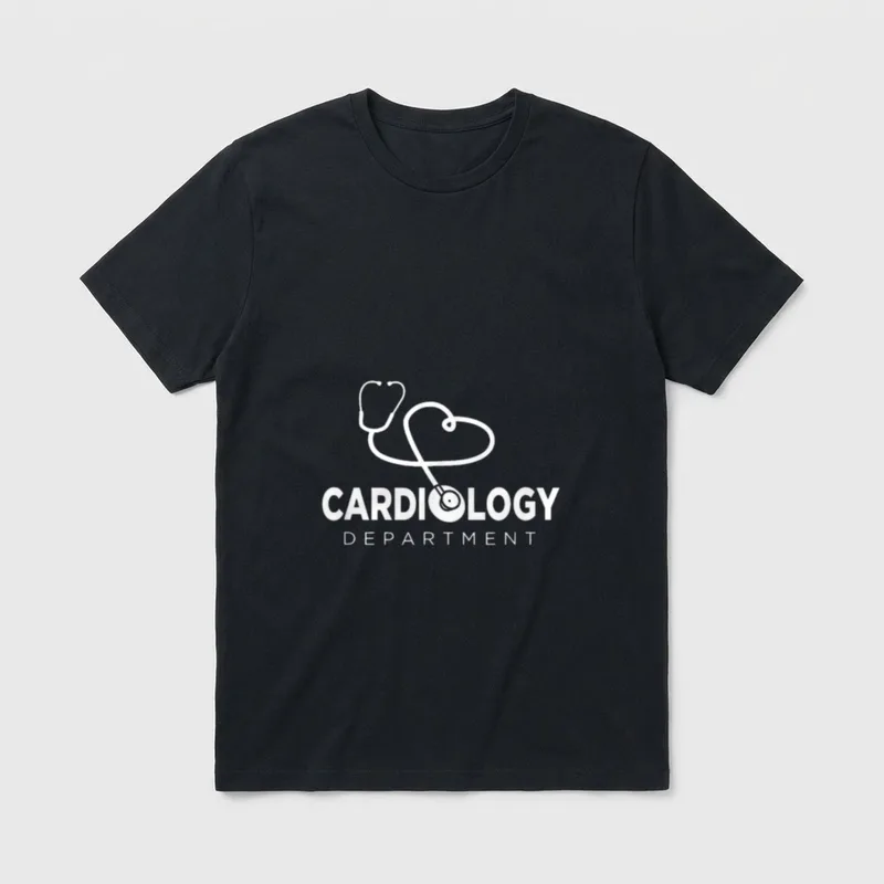 Cardiologist Cardiovascular Technologist Nurse T-Shirt – Classic T-Shirt in Black