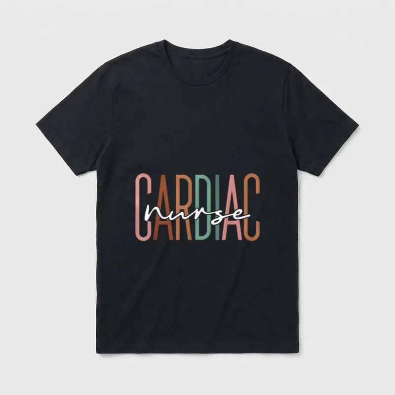 Cicu Cvicu Cardiology Heart Healthcare Cardiac T-Shirt – Classic T-Shirt in Black