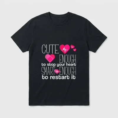 Nurse Nursing Student LPN RN Doctor T-Shirt – Classic T-Shirt in Black