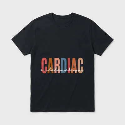 Cardiac Telemetry Nursing Funny Progressive Care T-Shirt – Classic T-Shirt in Black