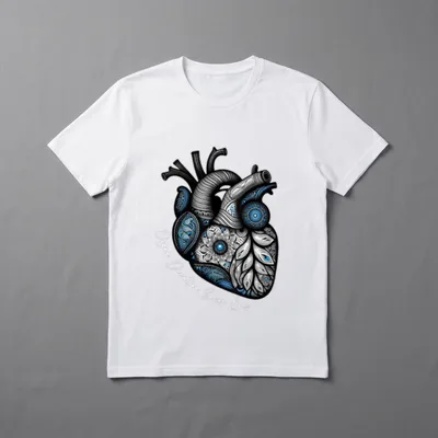 Donation Saves Lives Heart Transplant Cardiac T-Shirt – Classic T-Shirt in Black