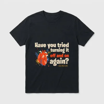 Again Adenosine Cardiac Nurse Off T-Shirt – Classic T-Shirt in Black