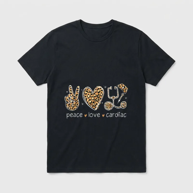 Cardiac Nurse Life Nurses Day Week T-Shirt – Classic T-Shirt in Black