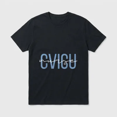 CVICU Nurse Cardiac Registered Great T-Shirt – Classic T-Shirt in Black