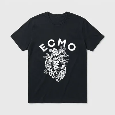 ECMO Heart Nurse Anatomy Specialist Crew T-Shirt – Classic T-Shirt in Black