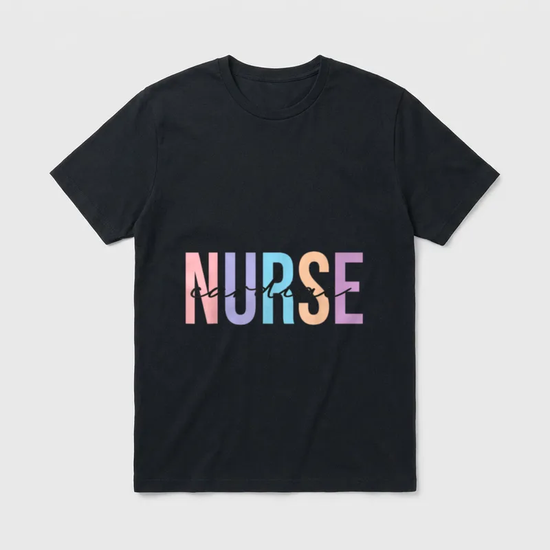 Cardiac Nurse Cardiology Appreciation Nursing T-Shirt – Classic T-Shirt in Black