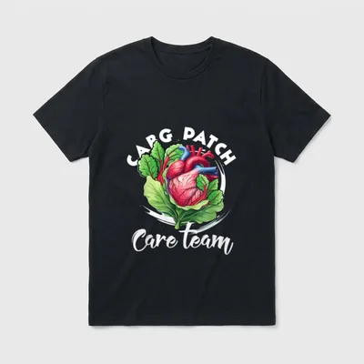 CVICU Nurse CABG Patch Care Cardiology T-Shirt – Classic T-Shirt in Black
