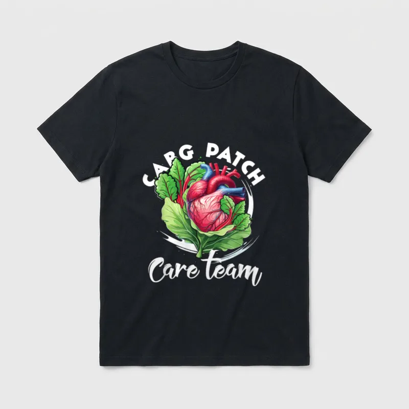 CVICU Nurse CABG Patch Care Cardiology T-Shirt – Classic T-Shirt in Black