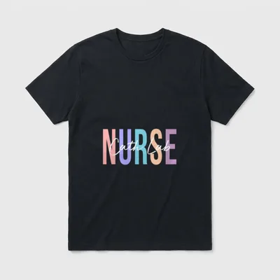 Cardiac Cath Lab Nurse EKG Registered T-Shirt – Classic T-Shirt in Black