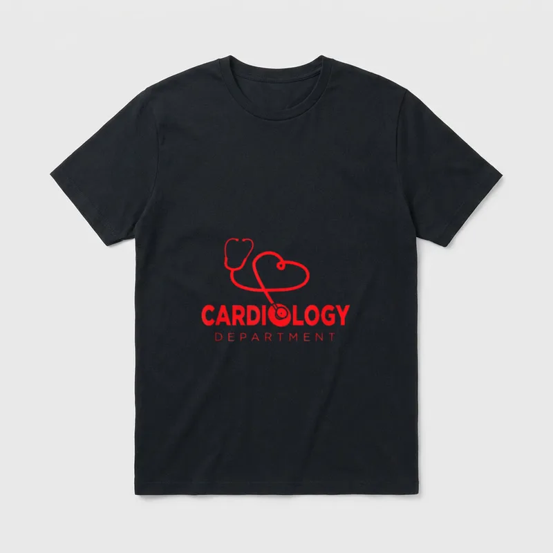 Love Cardiology Nurses Doctors T-Shirt – Classic T-Shirt in Black