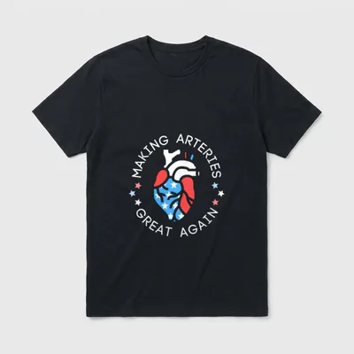 4th of July Cardiac Nurse Making T-Shirt – Classic T-Shirt in Black