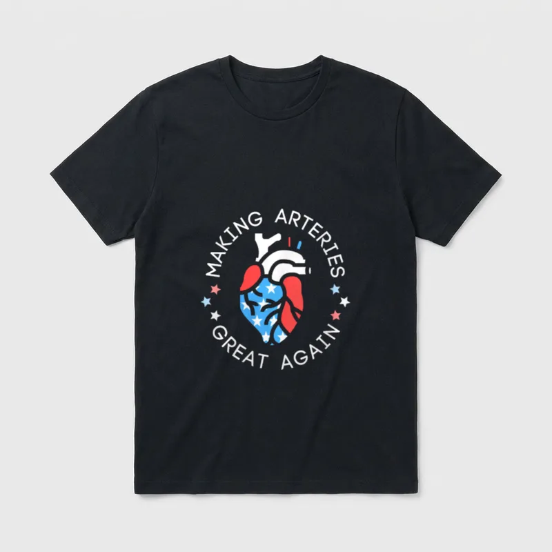 4th of July Cardiac Nurse Making T-Shirt – Classic T-Shirt in Black