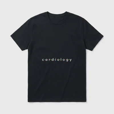 Cardiology Cardiologist Cardiac Nurse Cardiovascular T-Shirt – Classic T-Shirt in Black