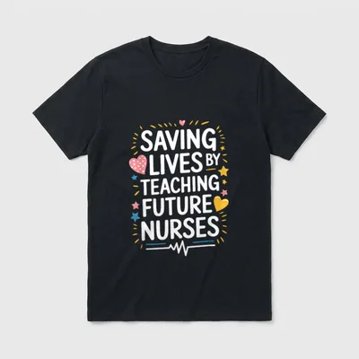 Nurse Educator for Nursing Instructor Teacher T-Shirt – Classic T-Shirt in Black