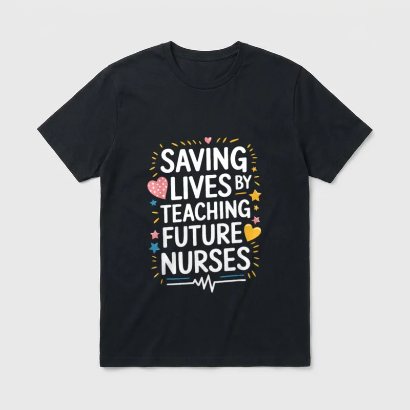 Nurse Educator for Nursing Instructor Teacher T-Shirt – Classic T-Shirt in Black