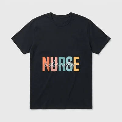 Nurse Teacher Certified Educator Nursing Instructor T-Shirt – Classic T-Shirt in Black