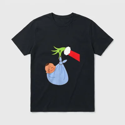 NICU Labor Delivery Nurse Santa Christmas T-Shirt – Classic T-Shirt in Black