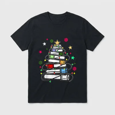 Christmas Tree Phlebotomist Tech Phleb Nurse T-Shirt – Classic T-Shirt in Black