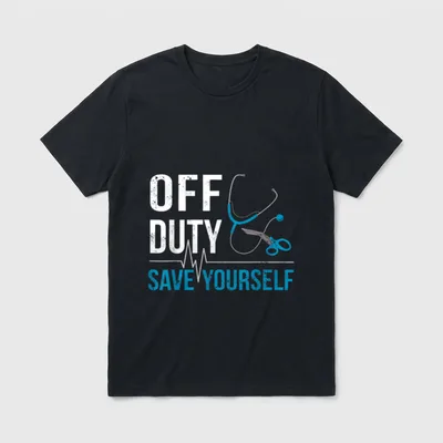 Yourself Sarcasm EMS Medical Ambulance Nurse T-Shirt – Classic T-Shirt in Black