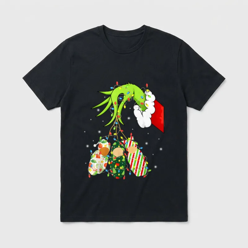 Labor and Delivery Nurse Merry Christmas T-Shirt – Classic T-Shirt in Black