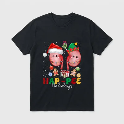 Dialysis Nurse Kidney Xmas T-Shirt – Classic T-Shirt in Black
