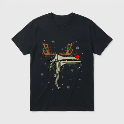 Xmas Light Medical OB GYN Nurse T-Shirt – Classic T-Shirt in Black