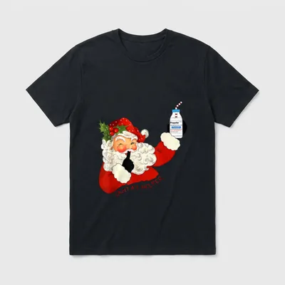 Santa's Helper Propofol NICU Nurses Christmas T-Shirt – Classic T-Shirt in Black